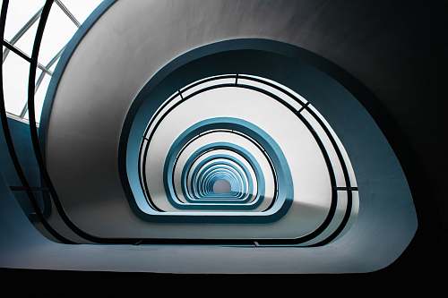 den bell gray and blue concrete tunnel at daytime antwerpen